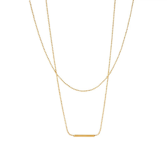 Dainty Double Necklace |Women