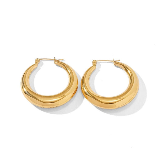 Sanaa Hoops | 18K Gold Plated