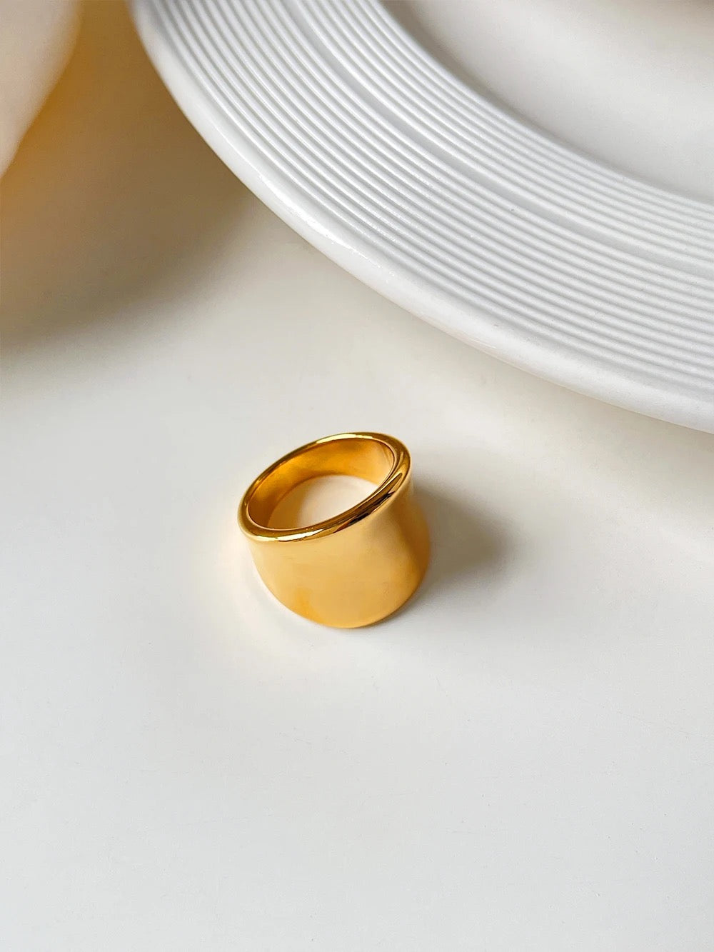 Basma Ring | 18K Gold Plated