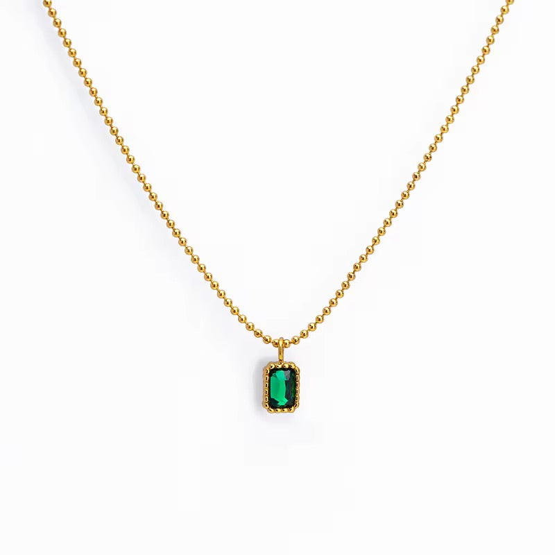 Zahra Emerald Necklace