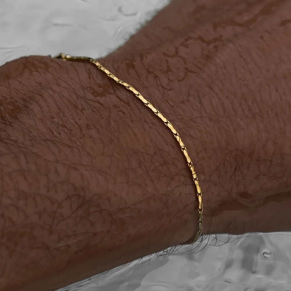 Aadil Gold Bracelet | Unisex