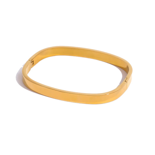 Ines Gold Bangle | 18K Gold Plated