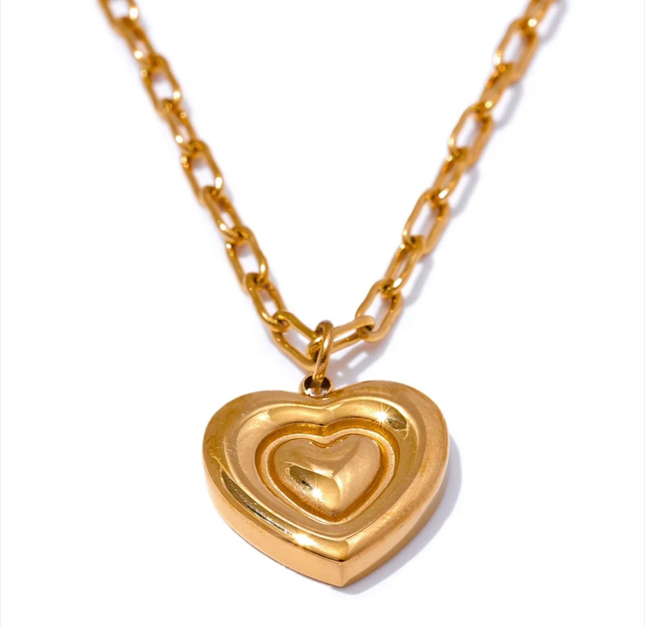 Amour Necklace | 18K Gold Plated