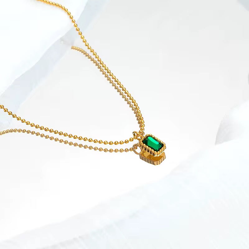 Zahra Emerald Necklace