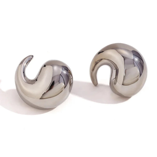 Farida Earrings | Silver