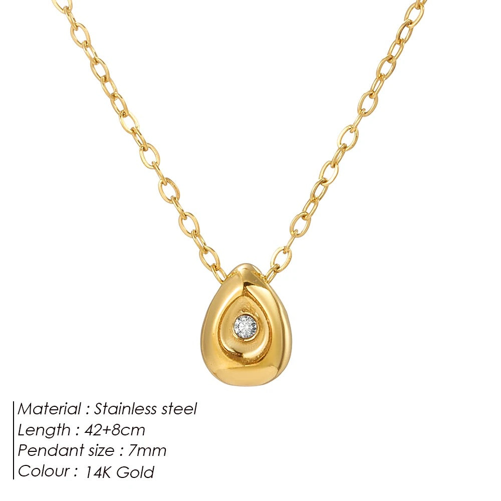 Aidah Gold Necklace