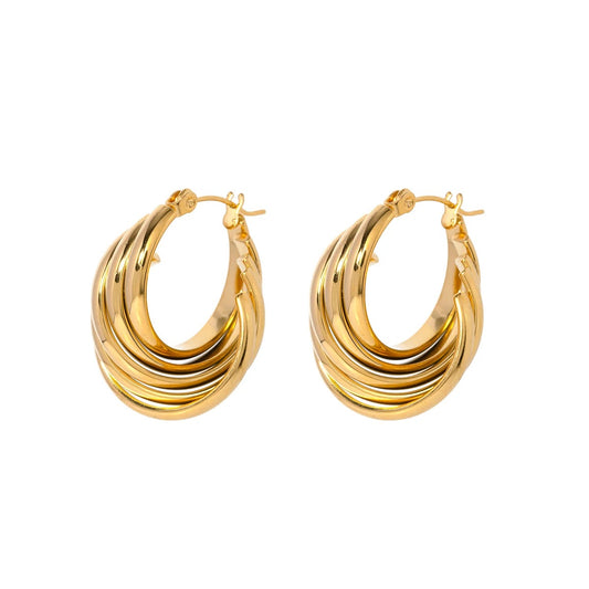 Alora Earrings | 18K Gold Plated