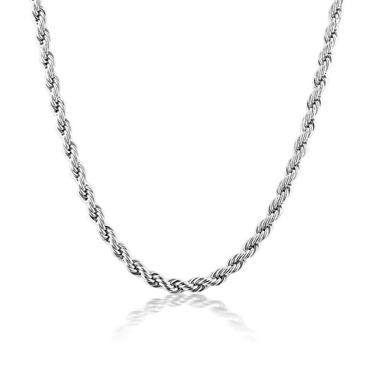 2mm Safa Silver Necklace