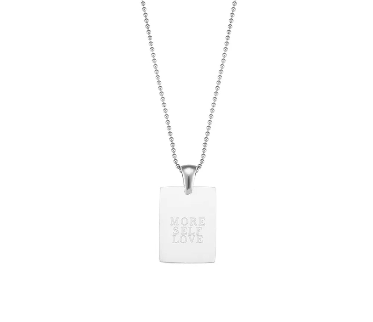 Affirmation Silver Necklace